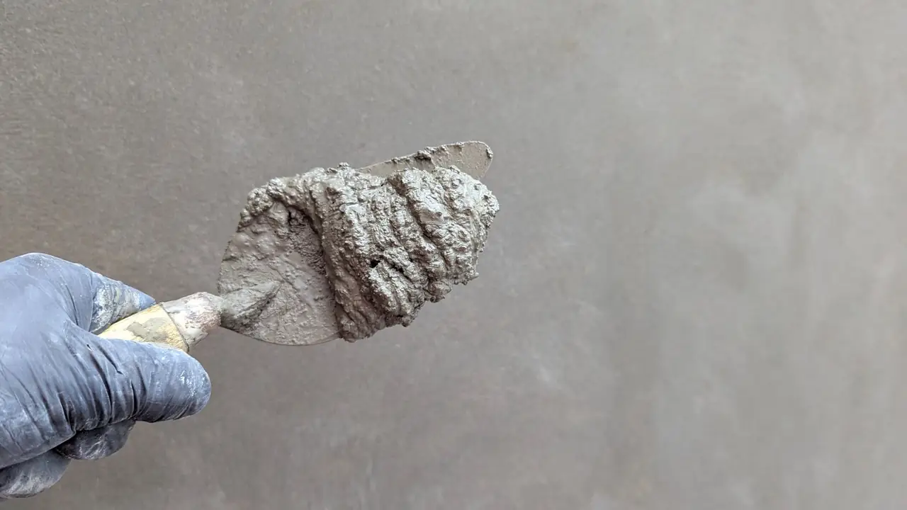 Hand-trowelled finish
