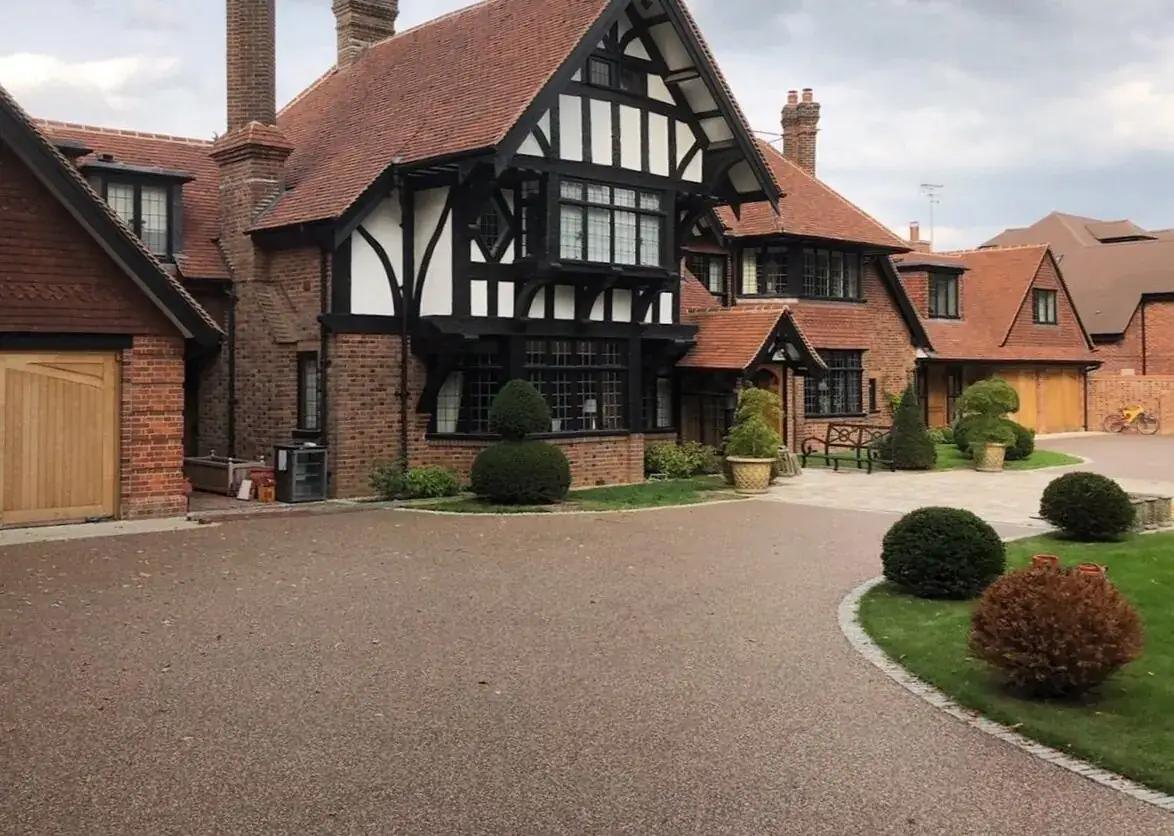 Resin driveway at a family home in Carlisle